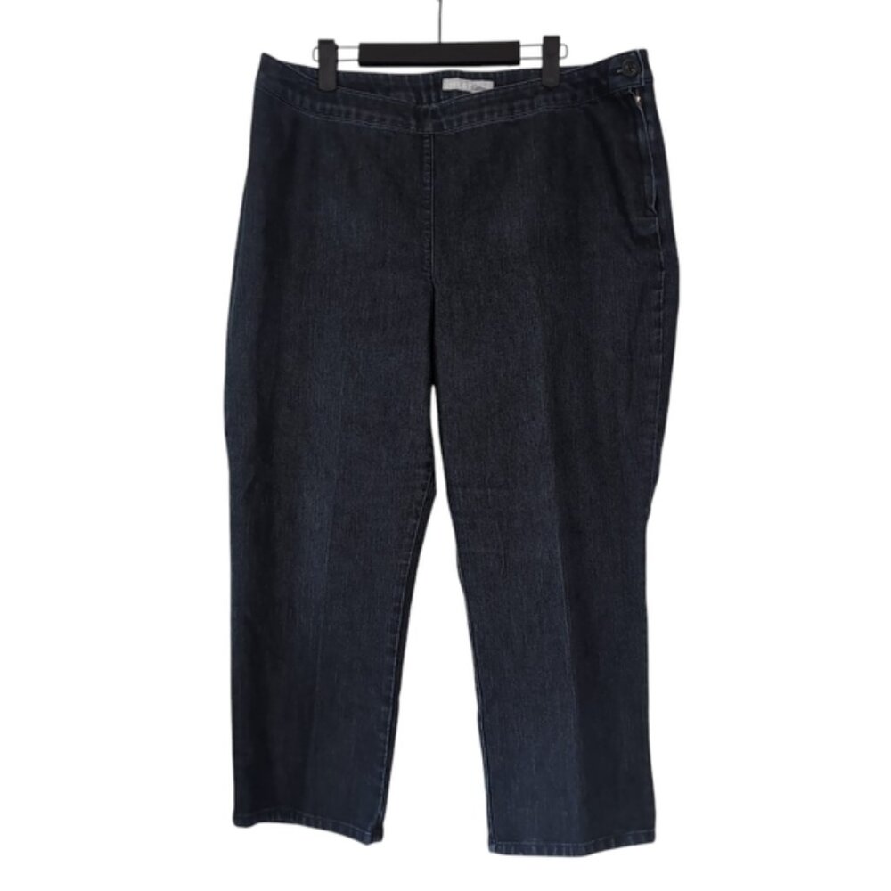 Chico's Premium Cropped Capri Side Zip Jeans XL